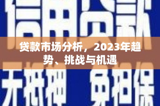 巴塘贷款市场分析，2023年趋势、挑战与机遇