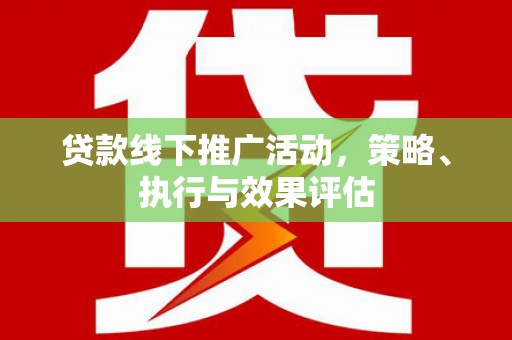 巴塘贷款线下推广活动，策略、执行与效果评估