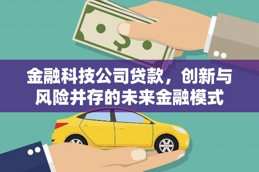 巴塘金融科技公司贷款，创新与风险并存的未来金融模式