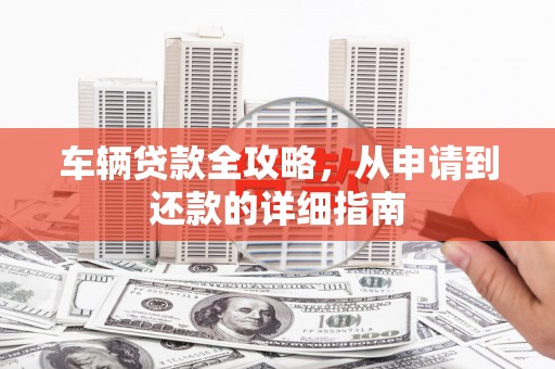 巴塘车辆贷款全攻略，从申请到还款的详细指南