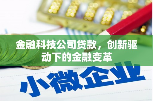 巴塘金融科技公司贷款，创新驱动下的金融变革