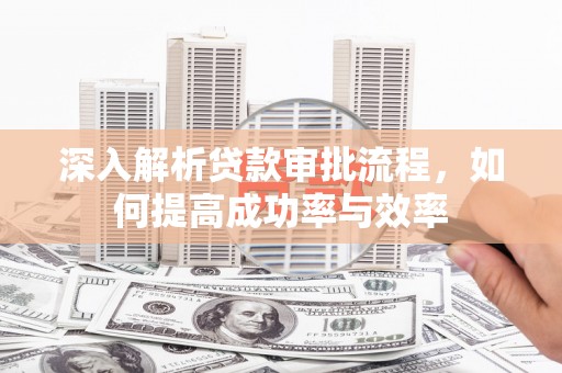 巴塘深入解析贷款审批流程，如何提高成功率与效率