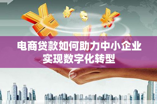 巴塘电商贷款如何助力中小企业实现数字化转型