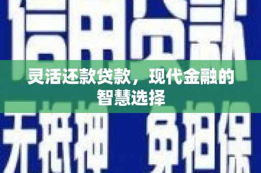 巴塘灵活还款贷款，现代金融的智慧选择