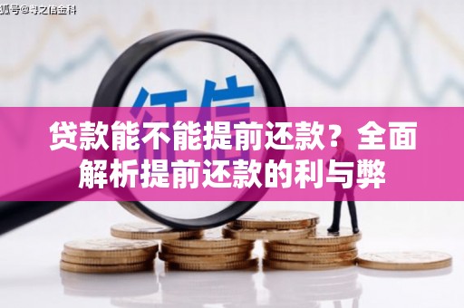 巴塘贷款能不能提前还款？全面解析提前还款的利与弊