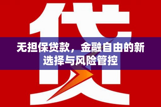 巴塘无担保贷款，金融自由的新选择与风险管控