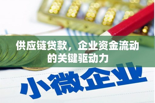 巴塘供应链贷款，企业资金流动的关键驱动力