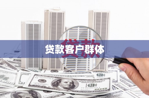 巴塘贷款客户群体