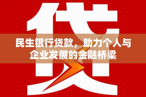 巴塘民生银行贷款，助力个人与企业发展的金融桥梁