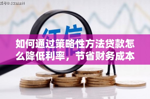 巴塘如何通过策略性方法贷款怎么降低利率，节省财务成本