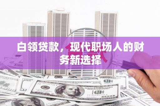 巴塘白领贷款，现代职场人的财务新选择