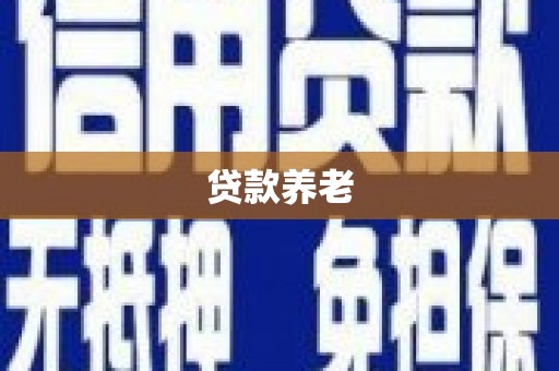 巴塘贷款养老