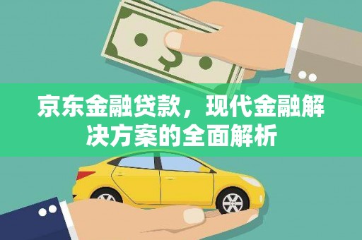 巴塘京东金融贷款，现代金融解决方案的全面解析
