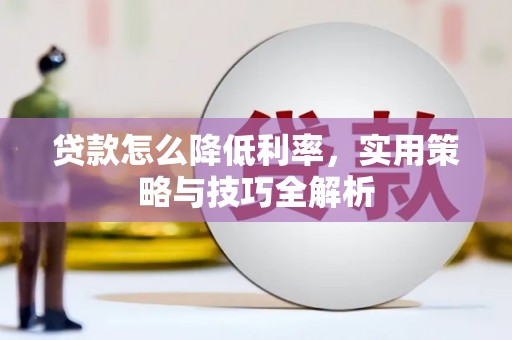 巴塘贷款怎么降低利率，实用策略与技巧全解析