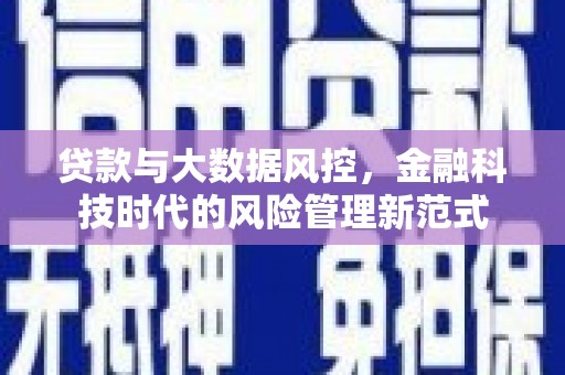 巴塘贷款与大数据风控，金融科技时代的风险管理新范式