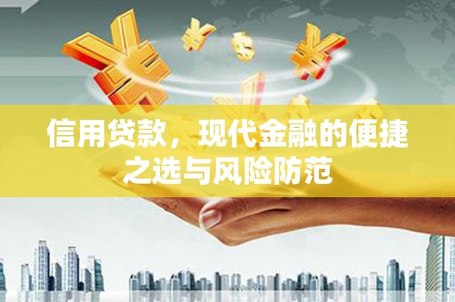 巴塘信用贷款，现代金融的便捷之选与风险防范