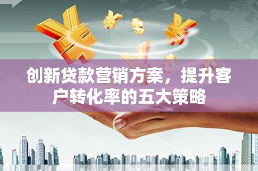 巴塘创新贷款营销方案，提升客户转化率的五大策略