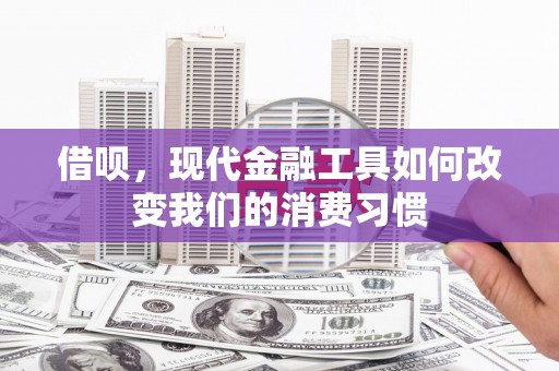 巴塘借呗，现代金融工具如何改变我们的消费习惯