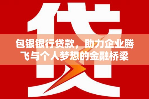 巴塘包银银行贷款，助力企业腾飞与个人梦想的金融桥梁