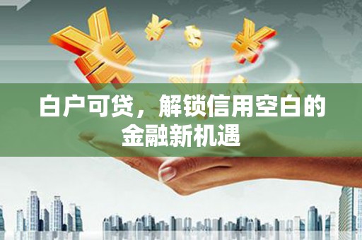 巴塘白户可贷，解锁信用空白的金融新机遇