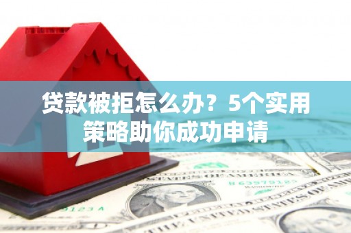 巴塘贷款被拒怎么办？5个实用策略助你成功申请