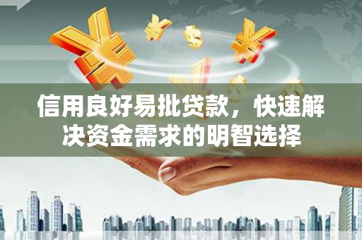 巴塘信用良好易批贷款，快速解决资金需求的明智选择