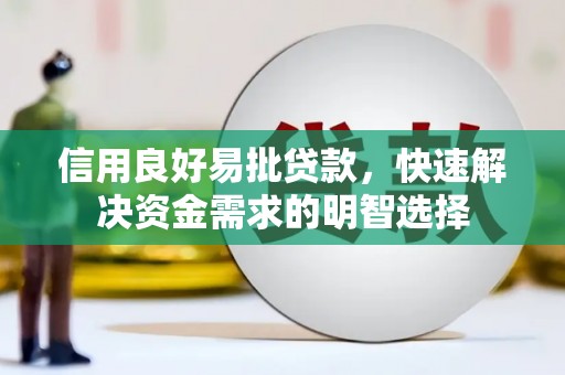 巴塘信用良好易批贷款，快速解决资金需求的明智选择