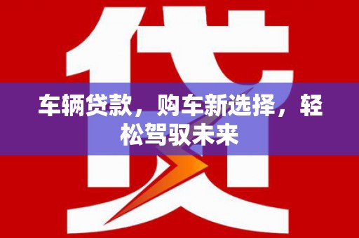 巴塘车辆贷款，购车新选择，轻松驾驭未来