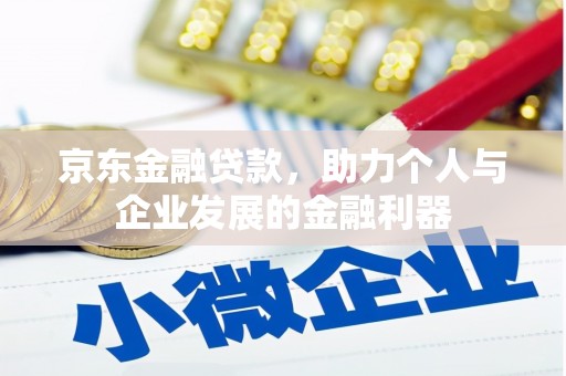 巴塘京东金融贷款，助力个人与企业发展的金融利器