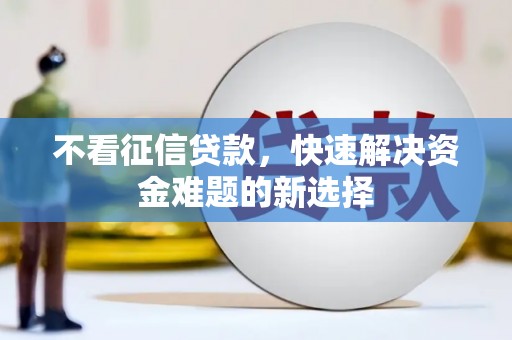 巴塘不看征信贷款，快速解决资金难题的新选择
