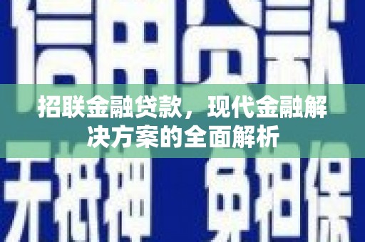 巴塘招联金融贷款，现代金融解决方案的全面解析