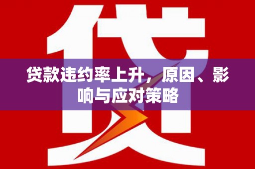 巴塘贷款违约率上升，原因、影响与应对策略