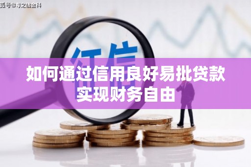 巴塘如何通过信用良好易批贷款实现财务自由