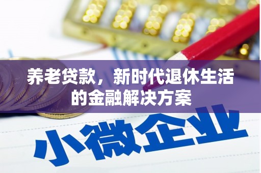 巴塘养老贷款，新时代退休生活的金融解决方案