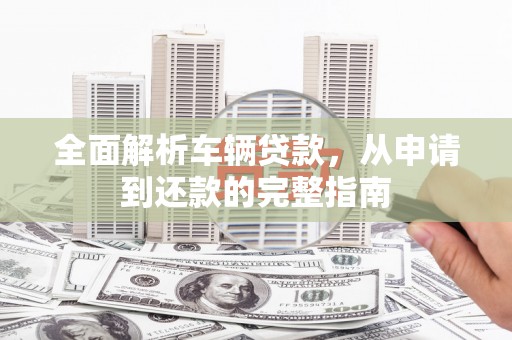 巴塘全面解析车辆贷款，从申请到还款的完整指南