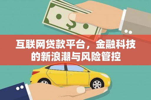 巴塘互联网贷款平台，金融科技的新浪潮与风险管控