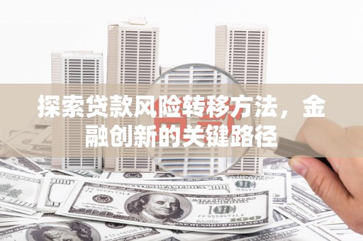 巴塘探索贷款风险转移方法，金融创新的关键路径