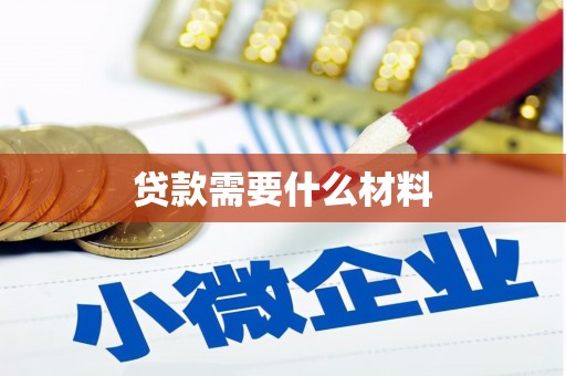 巴塘贷款需要什么材料