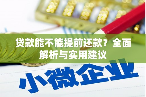 巴塘贷款能不能提前还款？全面解析与实用建议