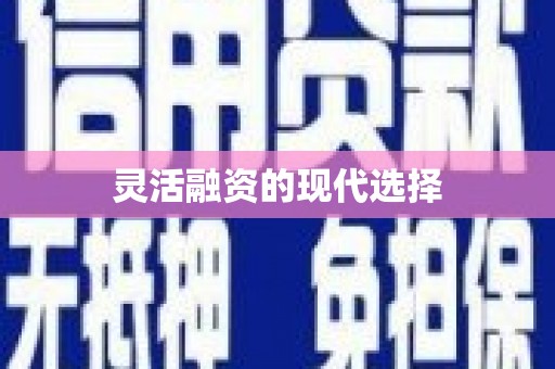 巴塘灵活融资的现代选择