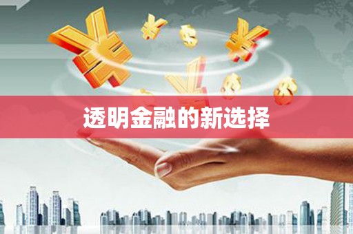 巴塘透明金融的新选择