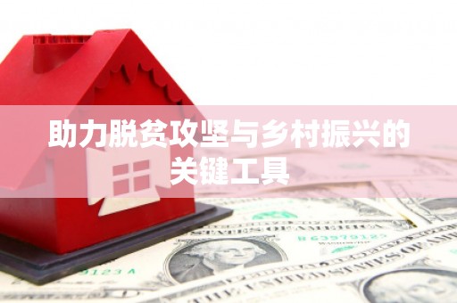 巴塘助力脱贫攻坚与乡村振兴的关键工具