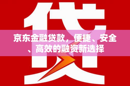 巴塘京东金融贷款，便捷、安全、高效的融资新选择